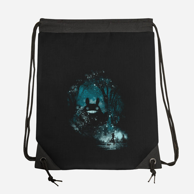 The Big Friend-none drawstring bag-kharmazero