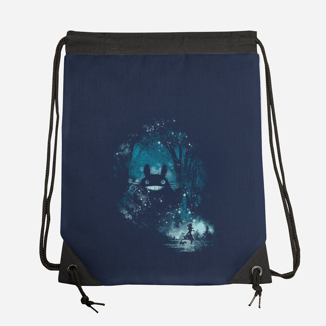 The Big Friend-none drawstring bag-kharmazero