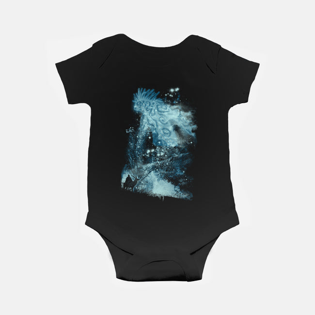 Forest Spirit Rising-baby basic onesie-kharmazero