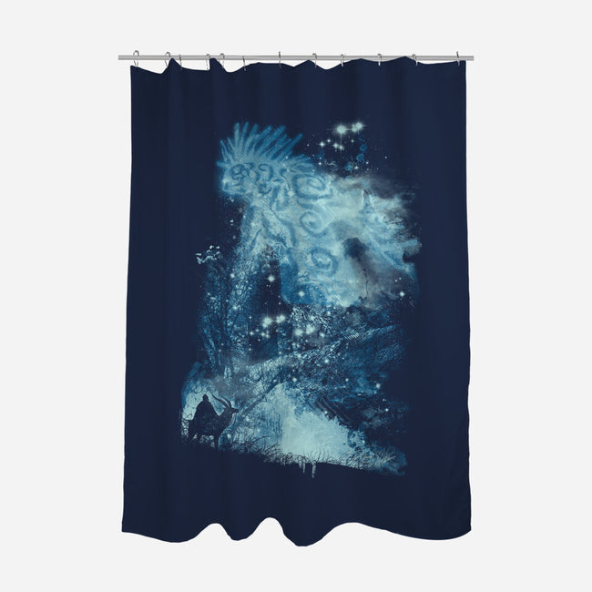 Forest Spirit Rising-none polyester shower curtain-kharmazero