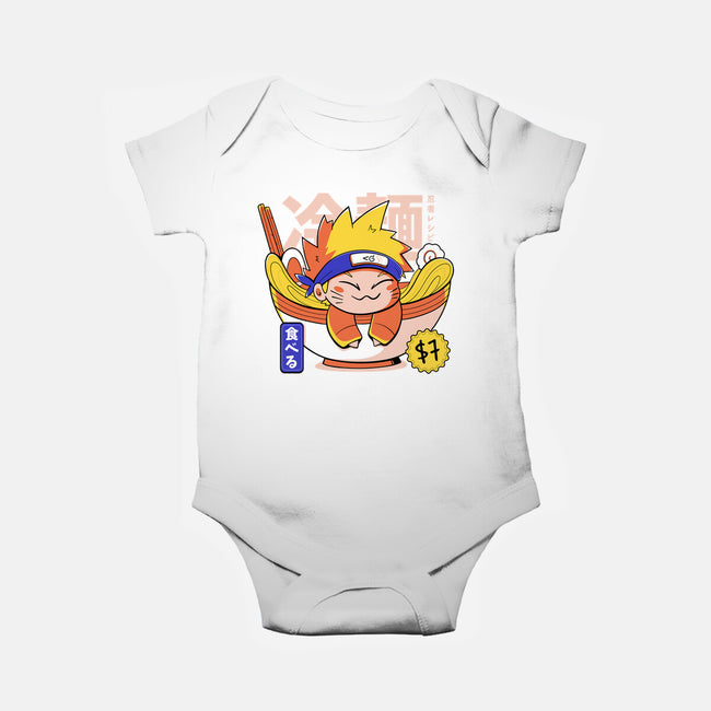 Ninja Lamen-baby basic onesie-Ca Mask