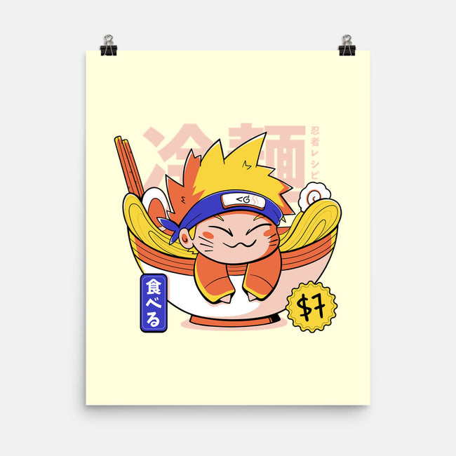 Ninja Lamen-none matte poster-Ca Mask