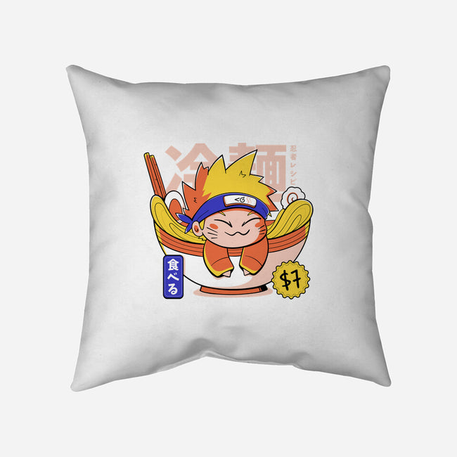 Ninja Lamen-none removable cover w insert throw pillow-Ca Mask