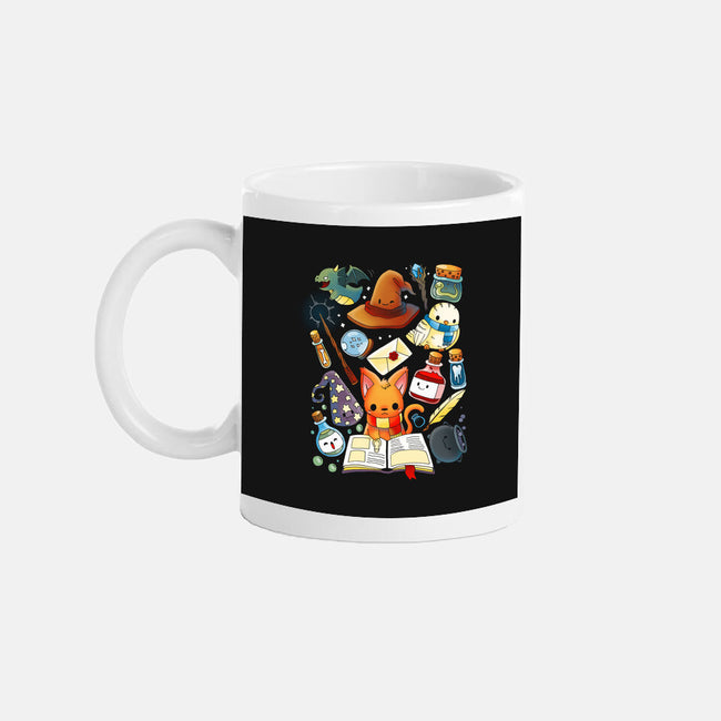 Kitten Wizard-none mug drinkware-Vallina84