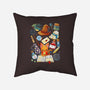 Kitten Wizard-none removable cover throw pillow-Vallina84