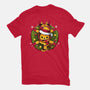 Magic Lion Wreath-womens fitted tee-Vallina84