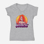 Jessica-womens v-neck tee-Getsousa!