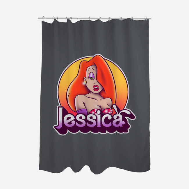 Jessica-none polyester shower curtain-Getsousa!