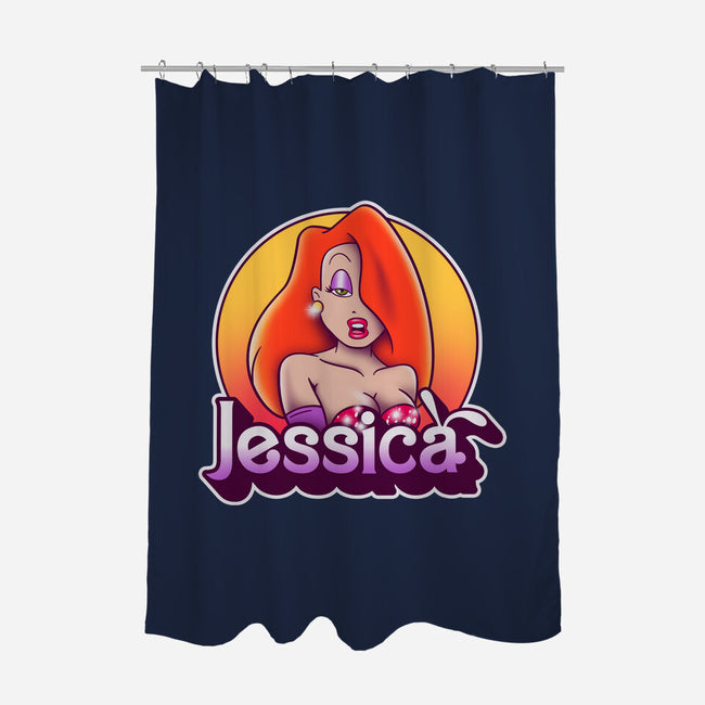 Jessica-none polyester shower curtain-Getsousa!