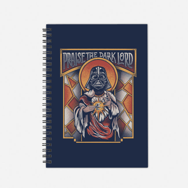 The Dark Lord-none dot grid notebook-Arigatees