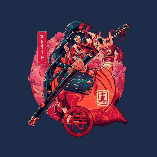Sutorito Samurai-none removable cover w insert throw pillow-Bruno Mota