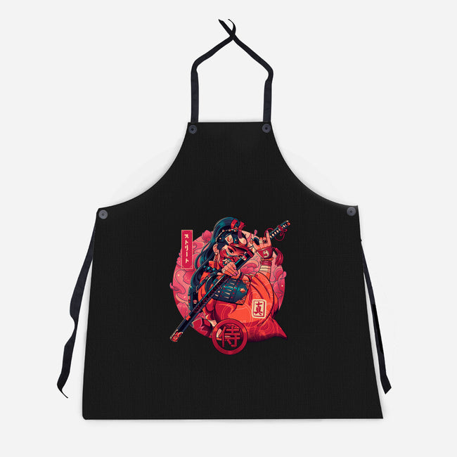 Sutorito Samurai-unisex kitchen apron-Bruno Mota