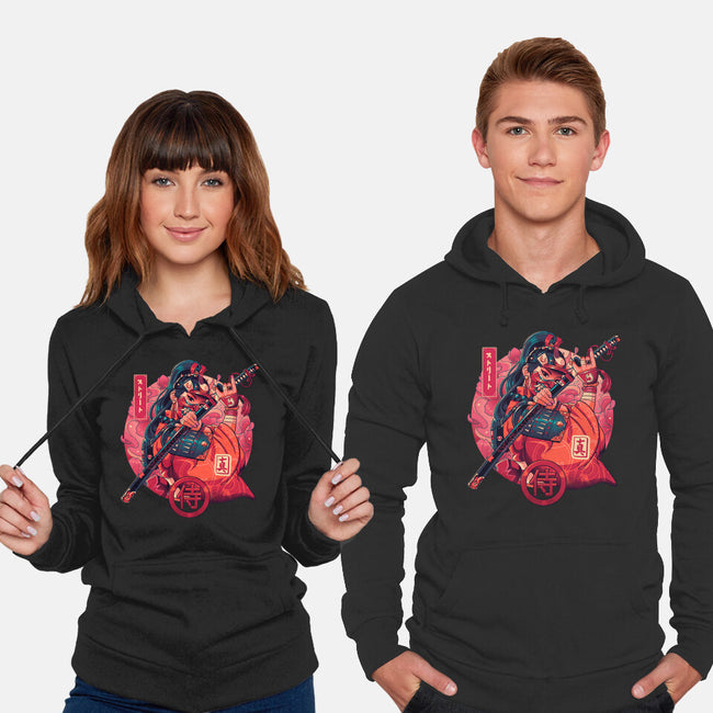 Sutorito Samurai-unisex pullover sweatshirt-Bruno Mota
