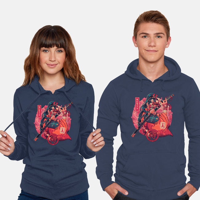 Sutorito Samurai-unisex pullover sweatshirt-Bruno Mota