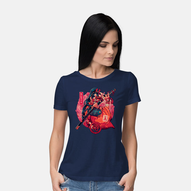 Sutorito Samurai-womens basic tee-Bruno Mota
