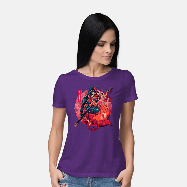 Sutorito Samurai-womens basic tee-Bruno Mota