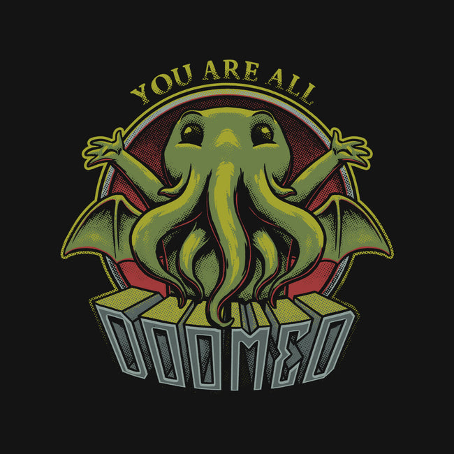 You Are All Doomed-none removable cover w insert throw pillow-Studio Mootant