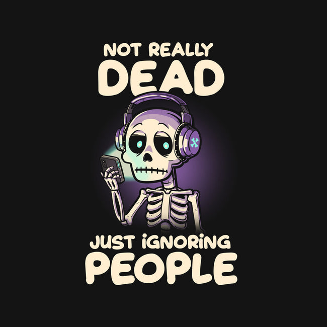 Not Really Dead-none fleece blanket-koalastudio