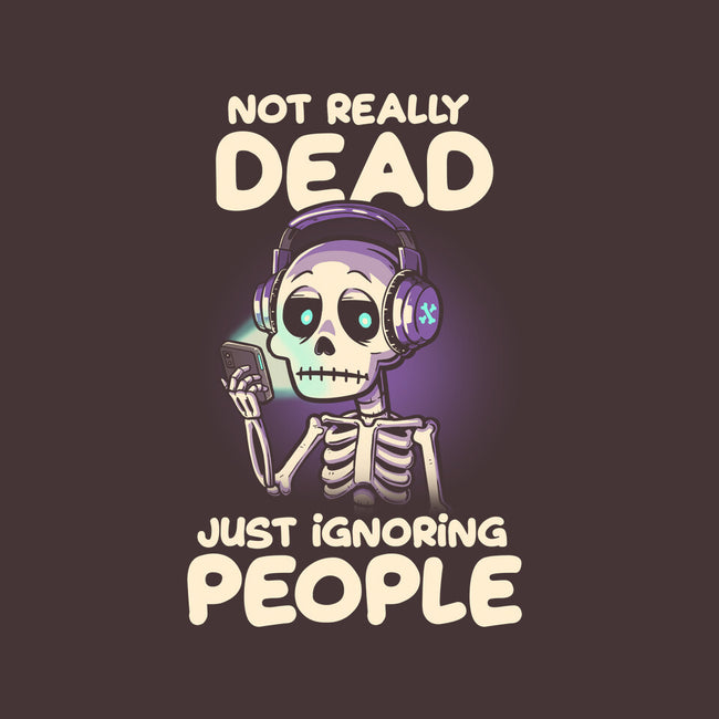 Not Really Dead-none removable cover w insert throw pillow-koalastudio