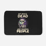 Not Really Dead-none memory foam bath mat-koalastudio