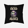 Not Really Dead-none removable cover w insert throw pillow-koalastudio
