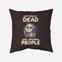 Not Really Dead-none removable cover w insert throw pillow-koalastudio