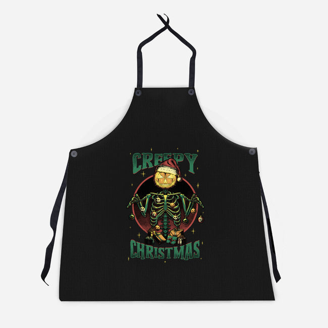 A Creepy Christmas-unisex kitchen apron-Studio Mootant