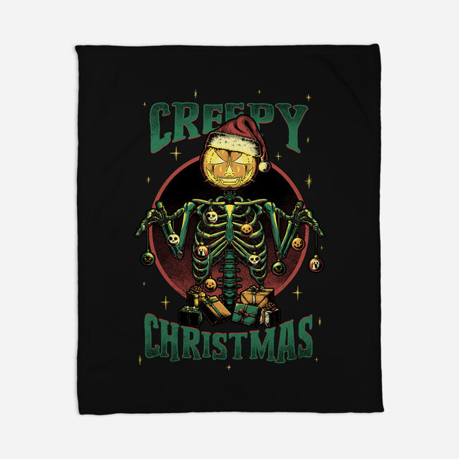 A Creepy Christmas-none fleece blanket-Studio Mootant