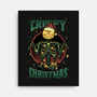 A Creepy Christmas-none stretched canvas-Studio Mootant