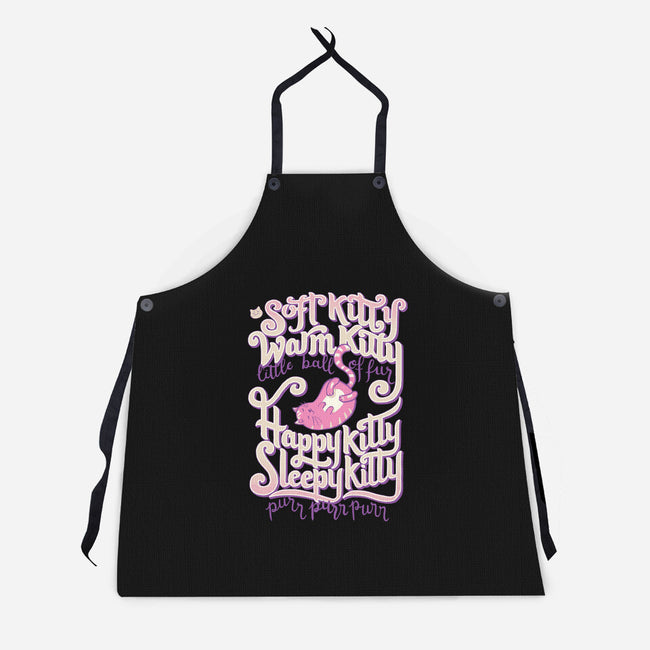 Soft Kitty Warm Kitty-unisex kitchen apron-Studio Mootant
