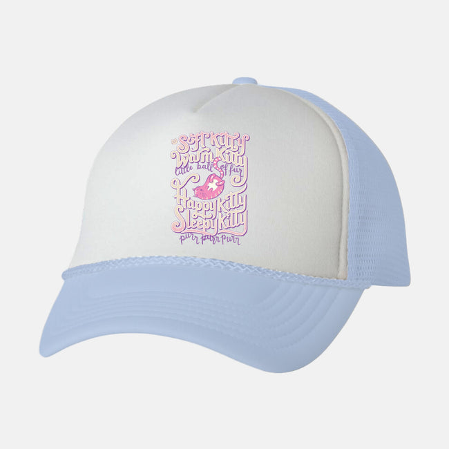Soft Kitty Warm Kitty-unisex trucker hat-Studio Mootant