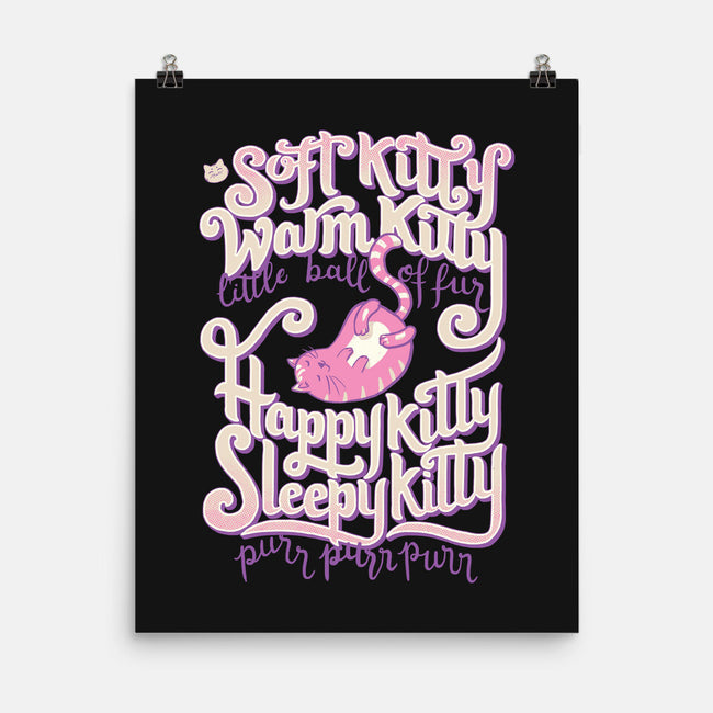 Soft Kitty Warm Kitty-none matte poster-Studio Mootant