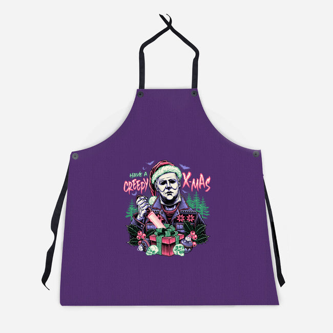 Creepy Christmas-unisex kitchen apron-momma_gorilla