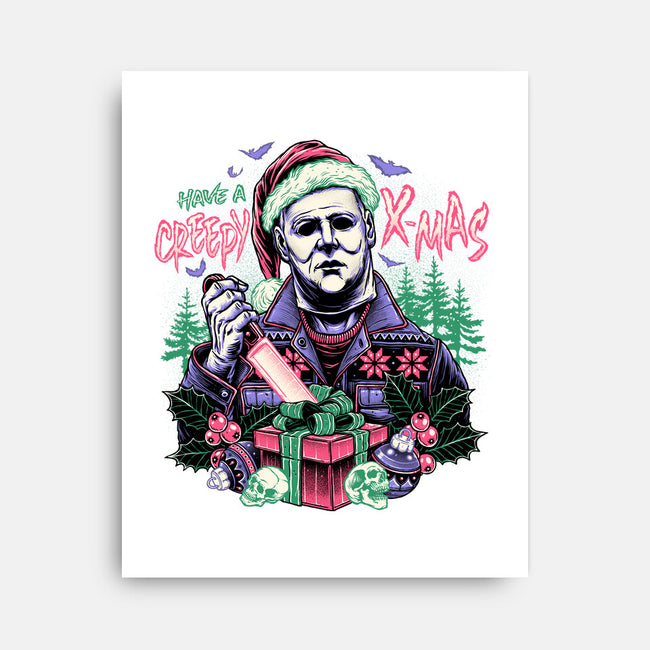 Creepy Christmas-none stretched canvas-momma_gorilla