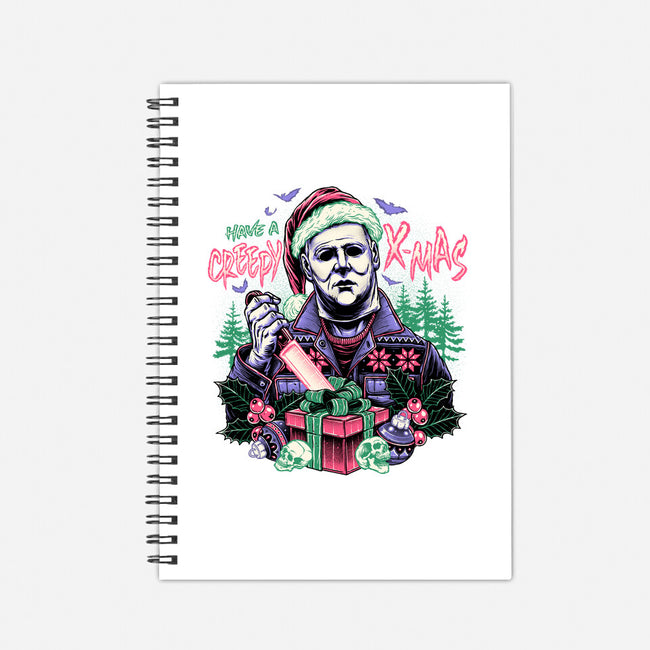Creepy Christmas-none dot grid notebook-momma_gorilla