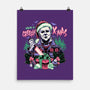 Creepy Christmas-none matte poster-momma_gorilla