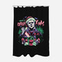 Creepy Christmas-none polyester shower curtain-momma_gorilla