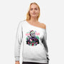 Creepy Christmas-womens off shoulder sweatshirt-momma_gorilla