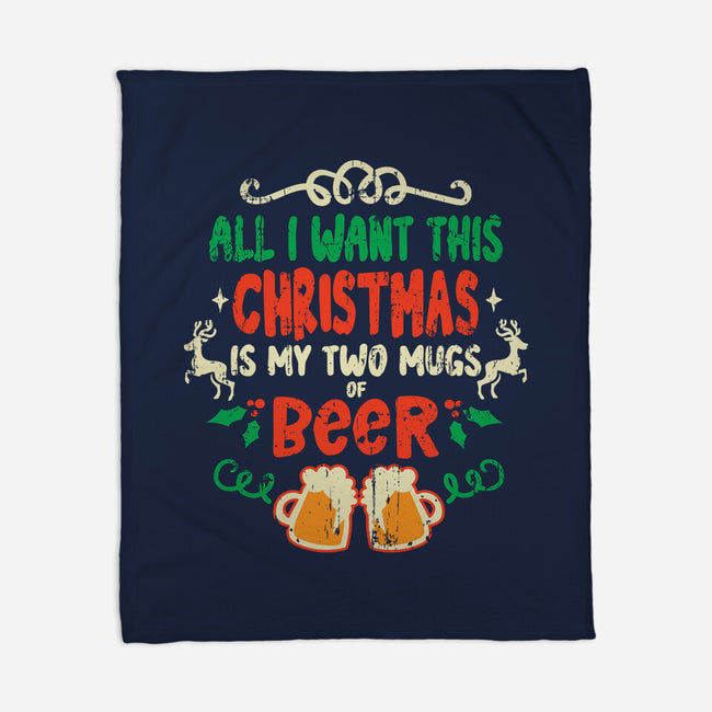 Two Mugs Of Beer-none fleece blanket-turborat14