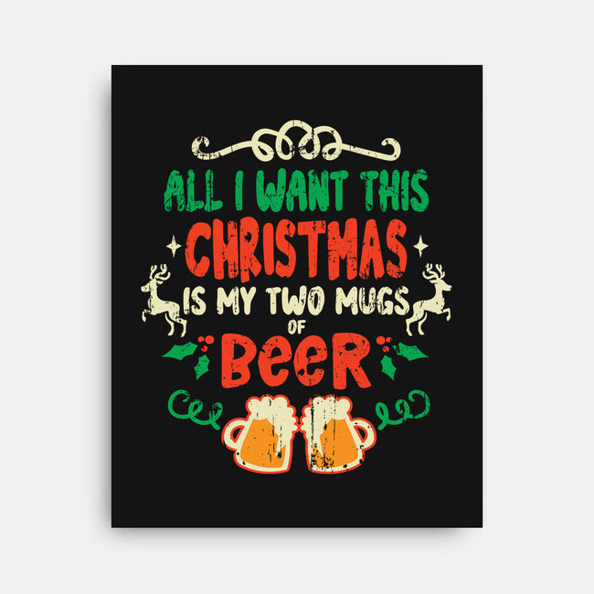 Two Mugs Of Beer-none stretched canvas-turborat14