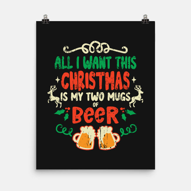 Two Mugs Of Beer-none matte poster-turborat14