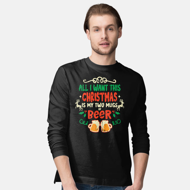 Two Mugs Of Beer-mens long sleeved tee-turborat14