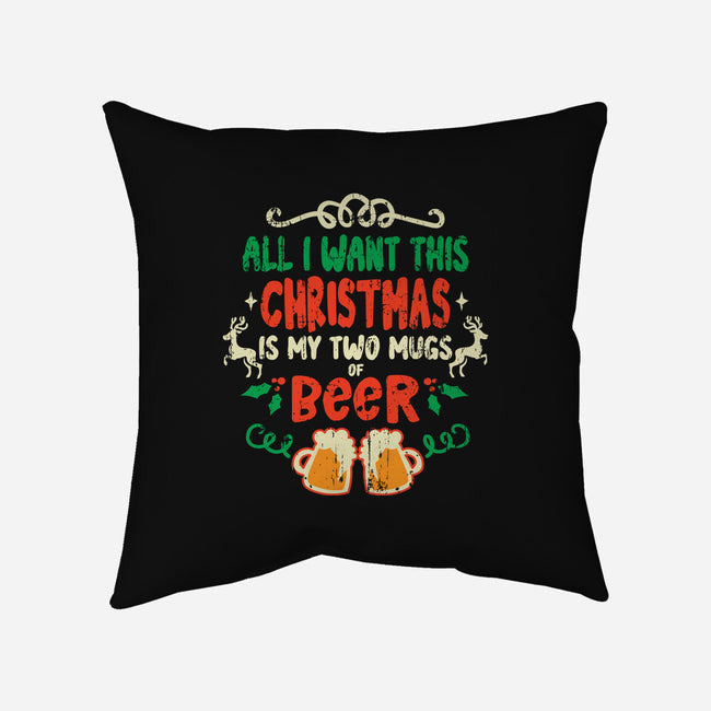Two Mugs Of Beer-none removable cover w insert throw pillow-turborat14