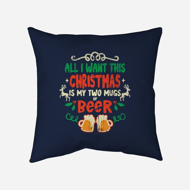 Two Mugs Of Beer-none removable cover w insert throw pillow-turborat14