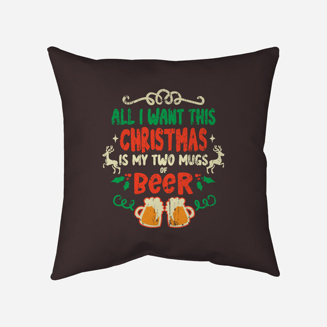 Two Mugs Of Beer-none removable cover throw pillow-turborat14