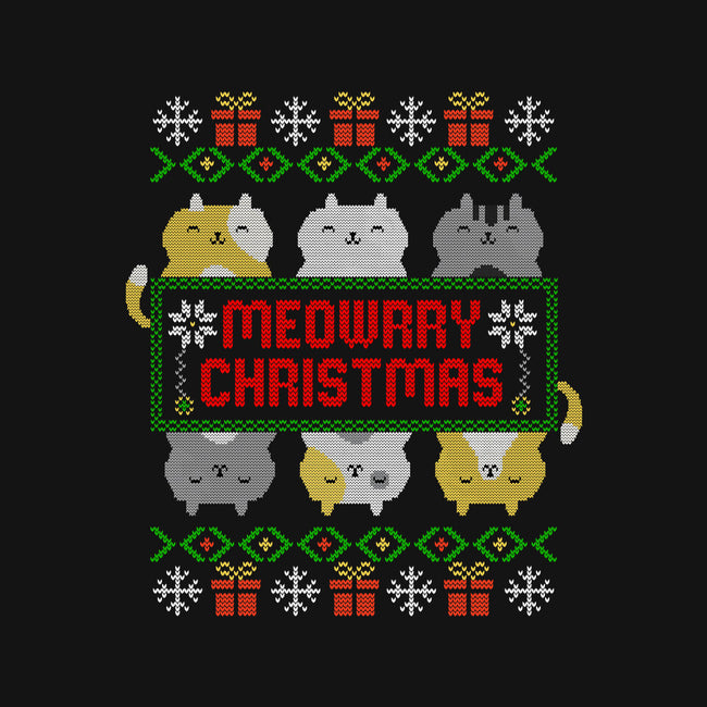 A Meowrry Christmas-womens fitted tee-NMdesign