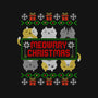 A Meowrry Christmas-dog basic pet tank-NMdesign