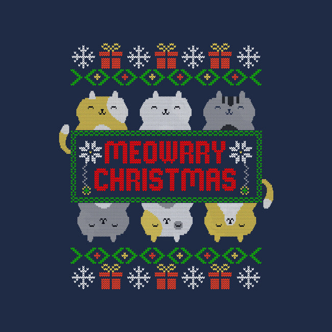 A Meowrry Christmas-none removable cover throw pillow-NMdesign