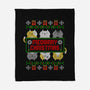 A Meowrry Christmas-none fleece blanket-NMdesign