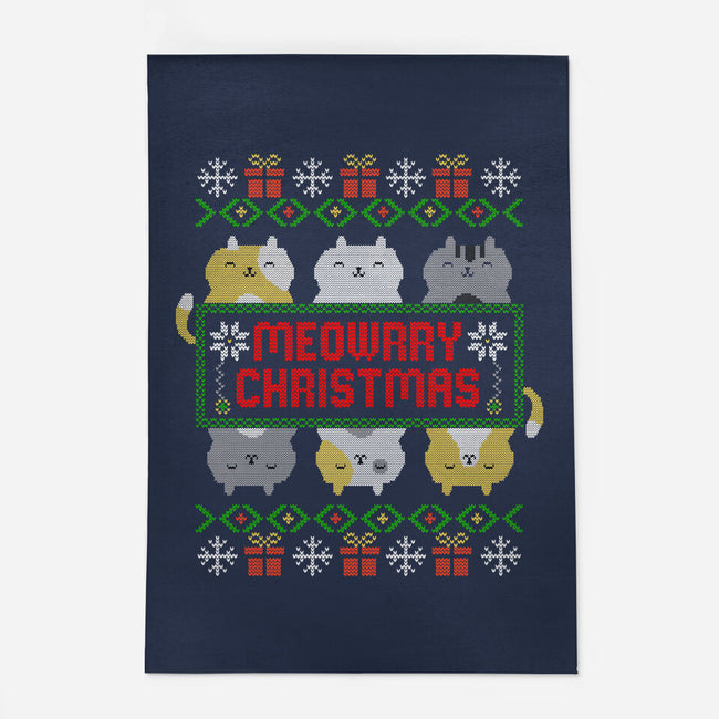 A Meowrry Christmas-none indoor rug-NMdesign